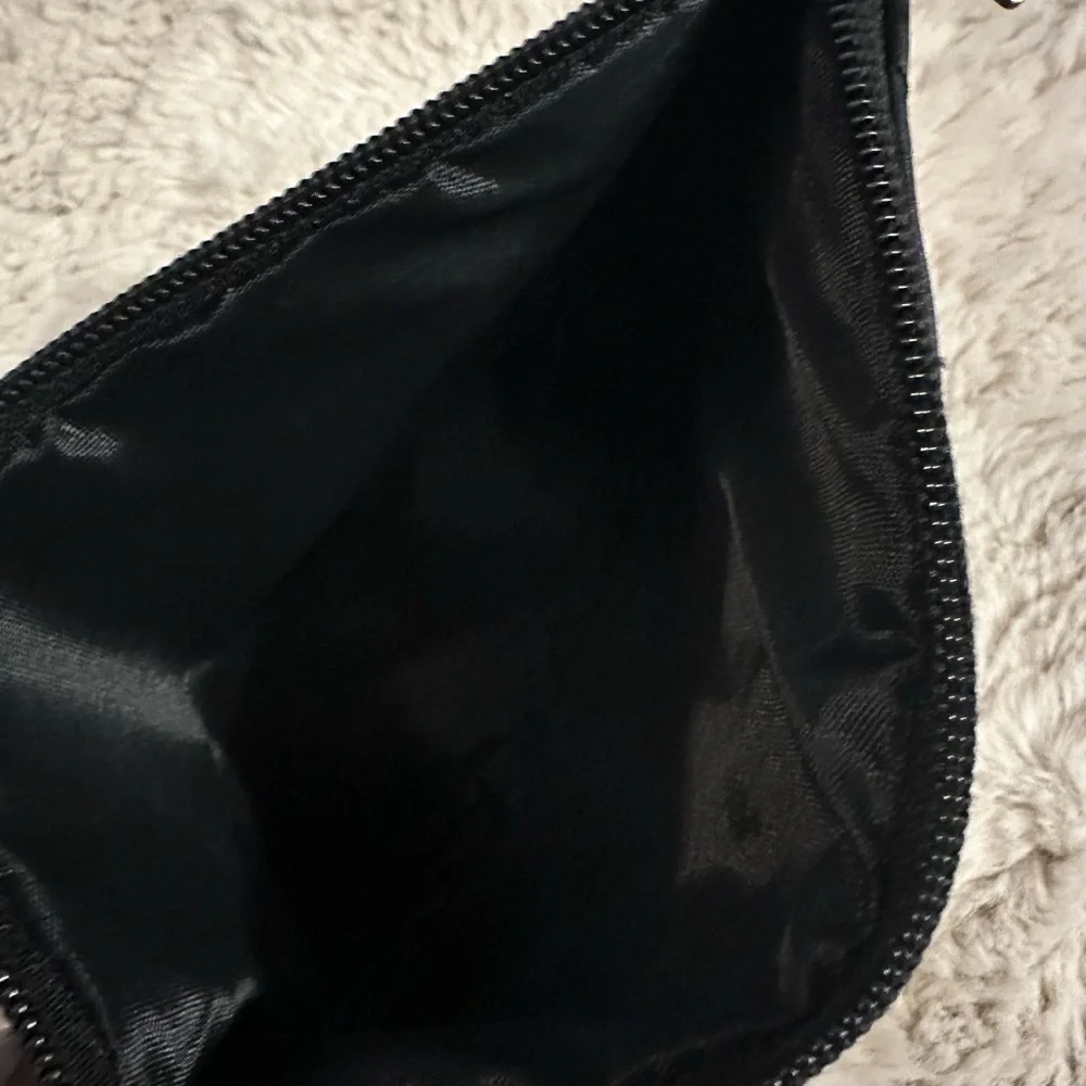 NWOT Black Clutch Purse With Wristlet Strap
